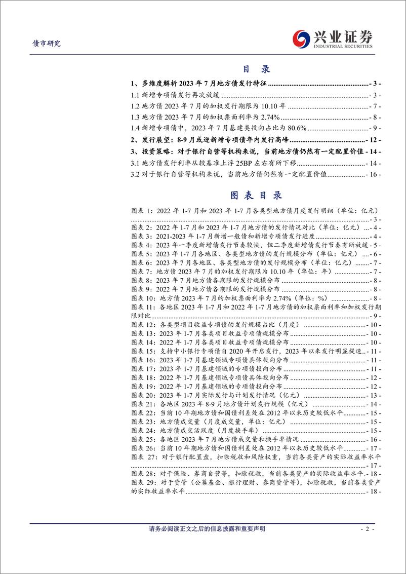 《2023年7月地方债观察：9月或迎新增专项债年内发行高峰-20230811-兴业证券-19页》 - 第3页预览图