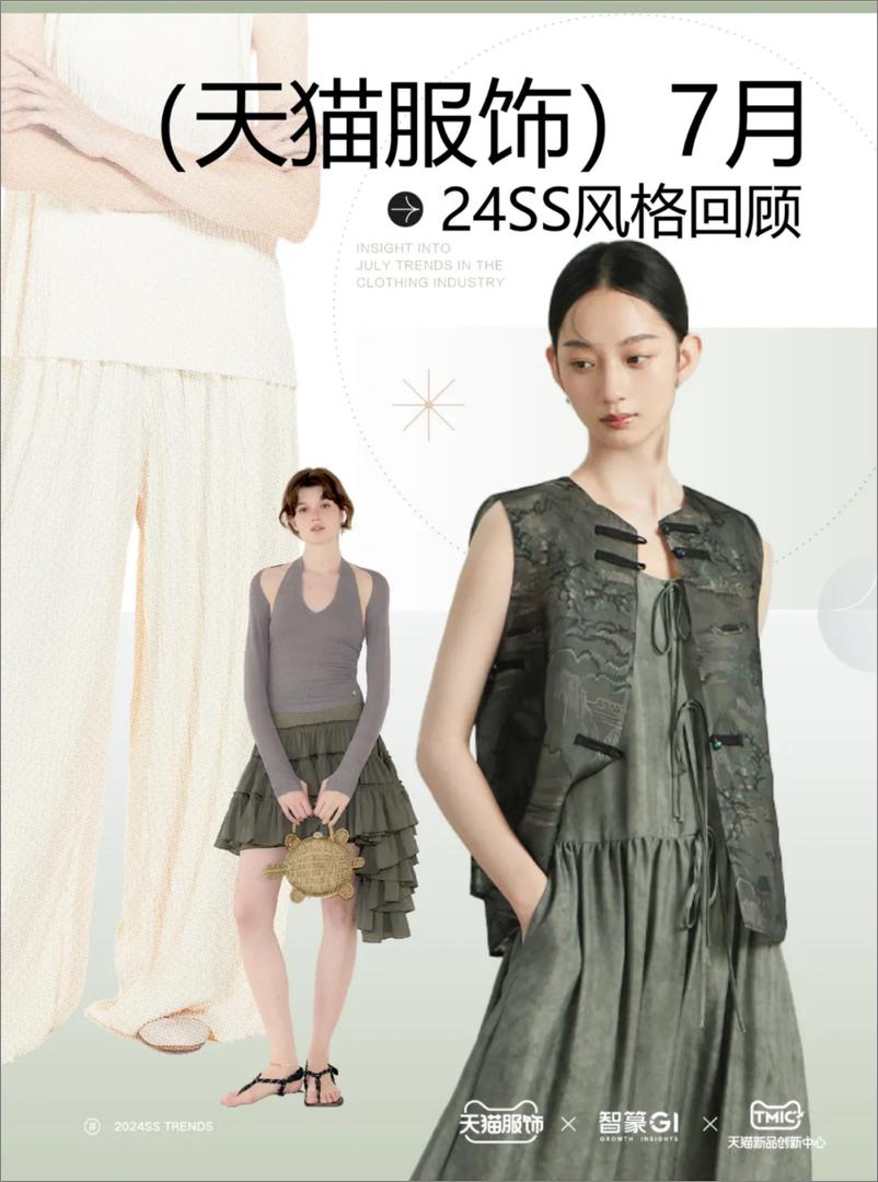 《天猫服饰_2024年7月刊天猫服饰月度趋势洞察报告》 - 第1页预览图