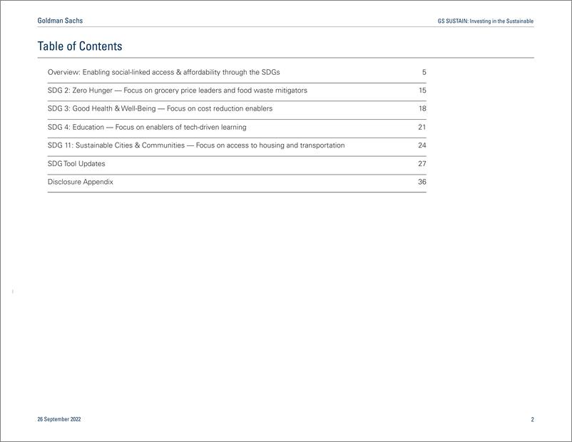《GS SUSTAI Investing in the Sustainable Development Goal Social Capita How business can drive impact through affordability (1)》 - 第3页预览图
