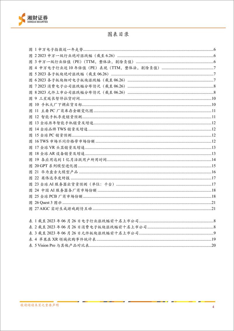 《电子行业深度：底部将至，布局产业趋势-20230627-湘财证券-23页》 - 第5页预览图