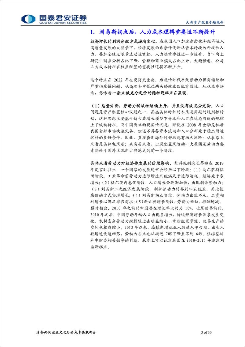 《配置市场分析系列之五：复苏预期下，关注人力成本增益策略-20220816-国泰君安-30页》 - 第4页预览图