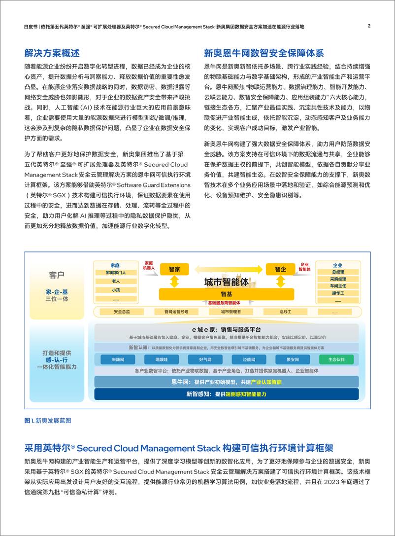 《英特尔&新奥集团：加速数据安全方案在能源行业落地白皮书》 - 第2页预览图