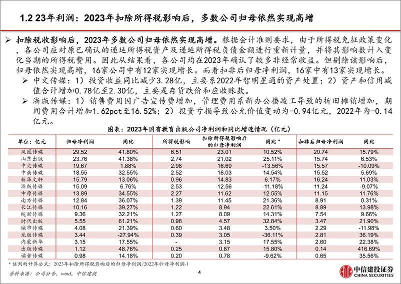 《出版行业财报梳理和回顾：主营业绩稳健，分红稳步提升-240507-中信建投-25页》 - 第5页预览图