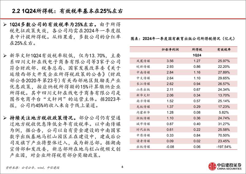 《出版行业财报梳理和回顾：主营业绩稳健，分红稳步提升-240507-中信建投-25页》 - 第7页预览图