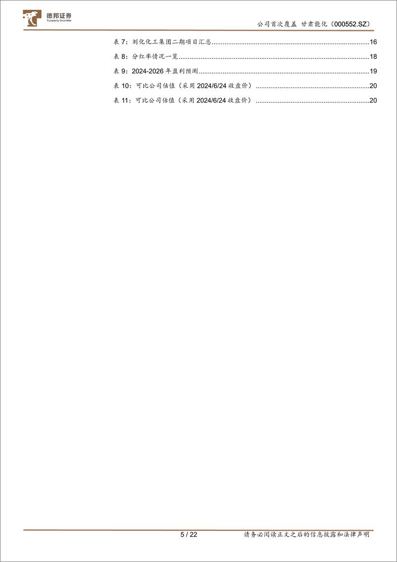 《甘肃能化(000552)短期经营改善，长期增量可观-240625-德邦证券-22页》 - 第5页预览图