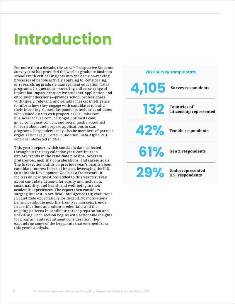 《GMAC：2024准学生调查总结报告（英文版）》 - 第6页预览图