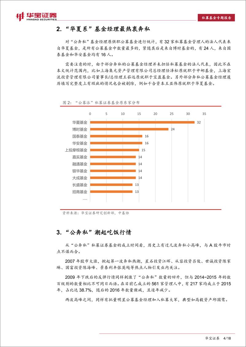 《私募基金专题报告：561家“公奔私”私募证券基金画像（内附名单）-20190326-华宝证券-18页》 - 第5页预览图