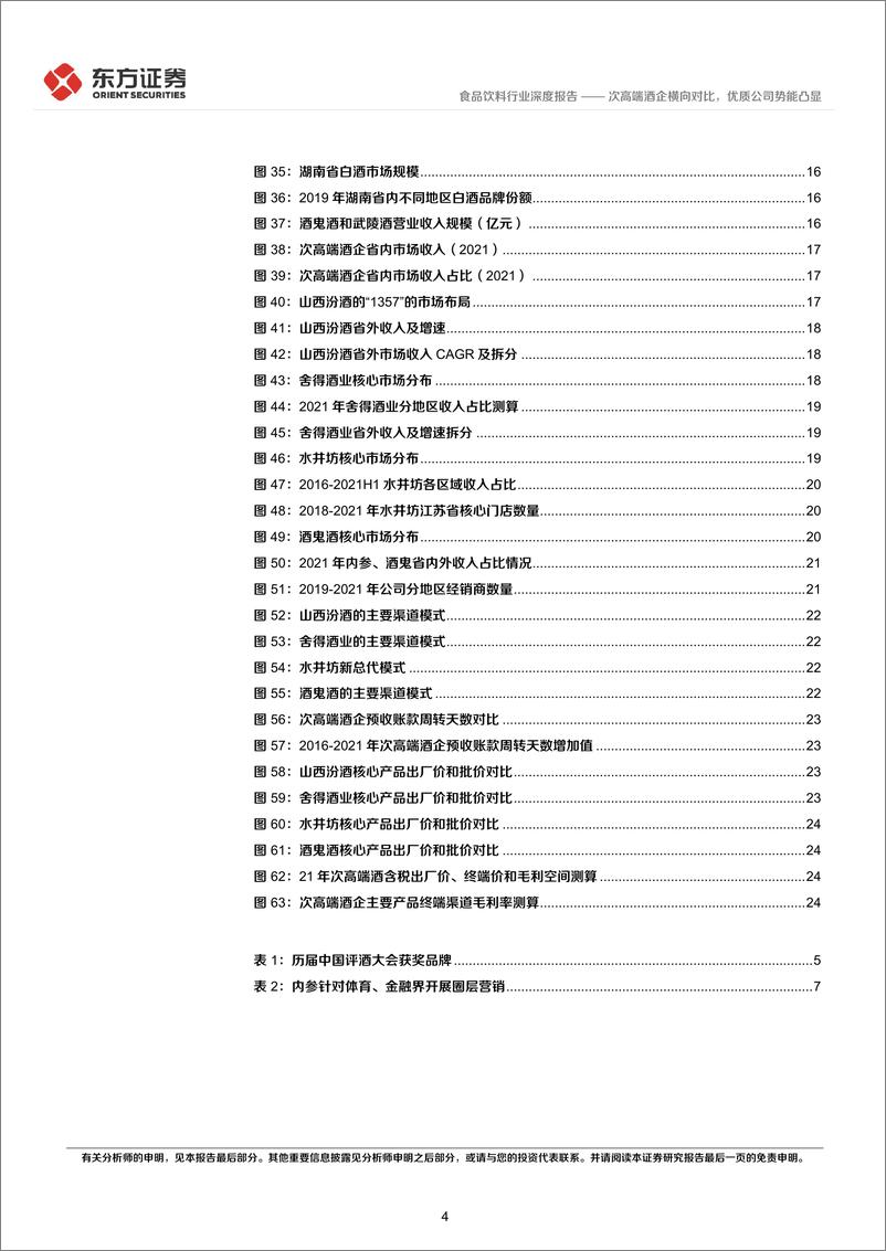 《食品饮料行业深度报告：次高端酒企横向对比，优质公司势能凸显-20221010-东方证券-27页》 - 第5页预览图