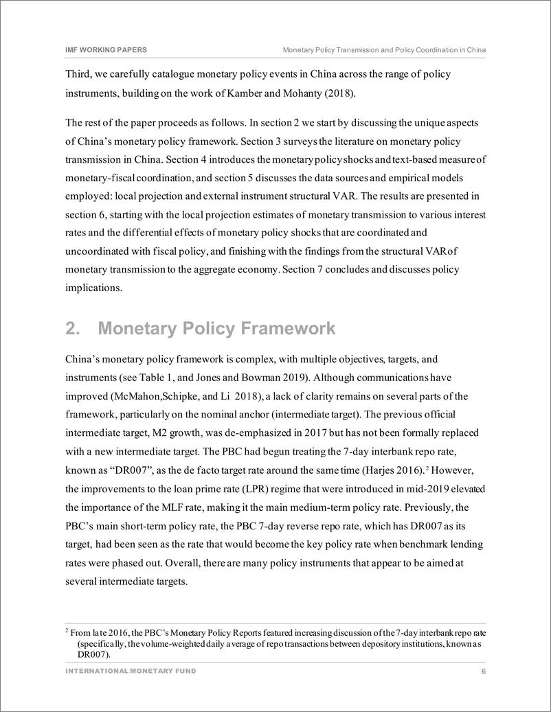 《IMF-中国货币政策传导与政策协调（英）-2022.4-40页》 - 第7页预览图