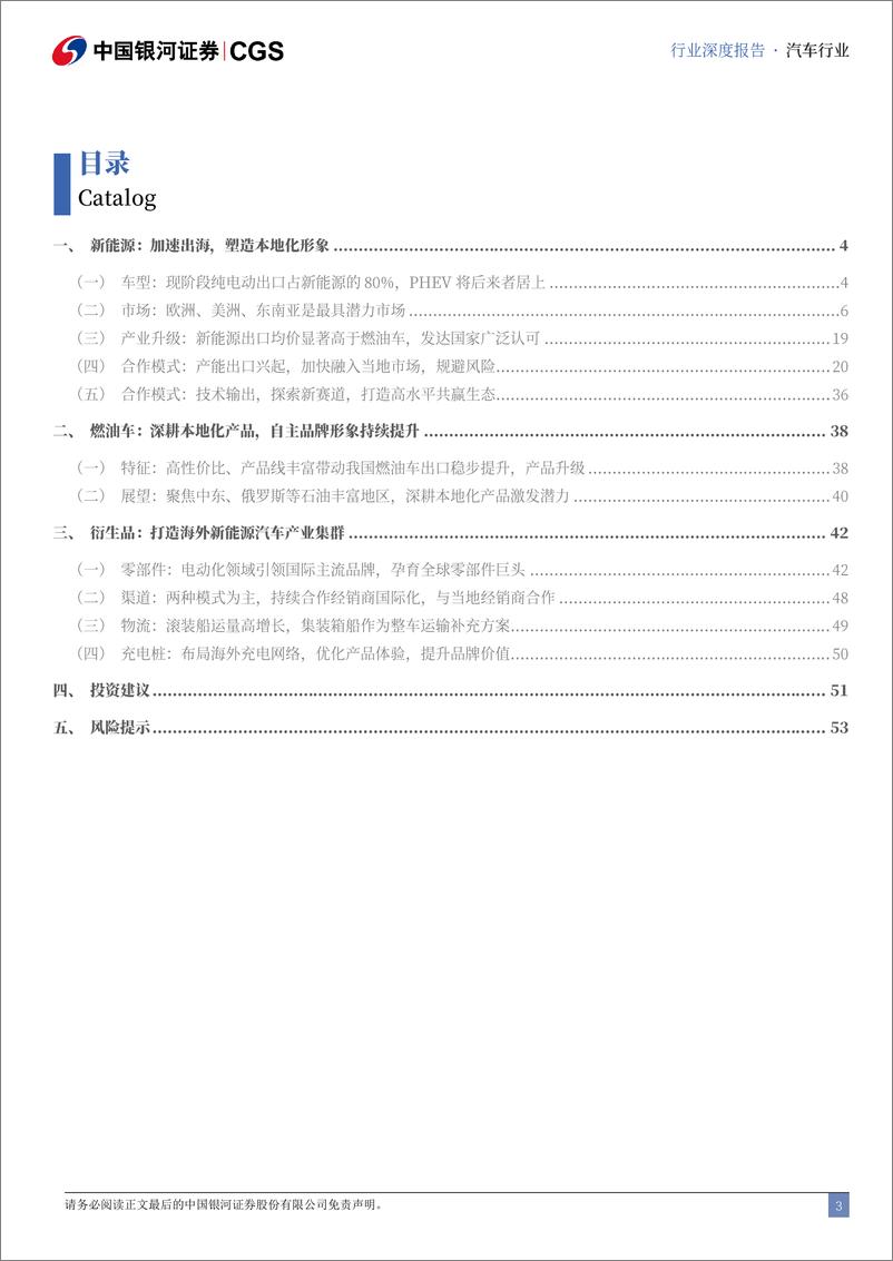 《中资出海专题系列研究_新能源汽车产业链__乘新能源之势_塑海外产业集群-中国银河-1》 - 第3页预览图