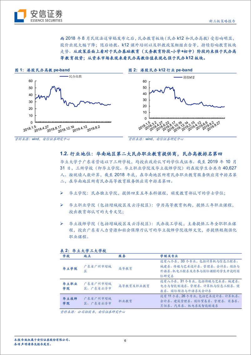 《教育行业全市场教育策略报告：华立大学三闯过聆讯，教育公司赴港上市有所放缓-20191119-安信证券-18页》 - 第7页预览图