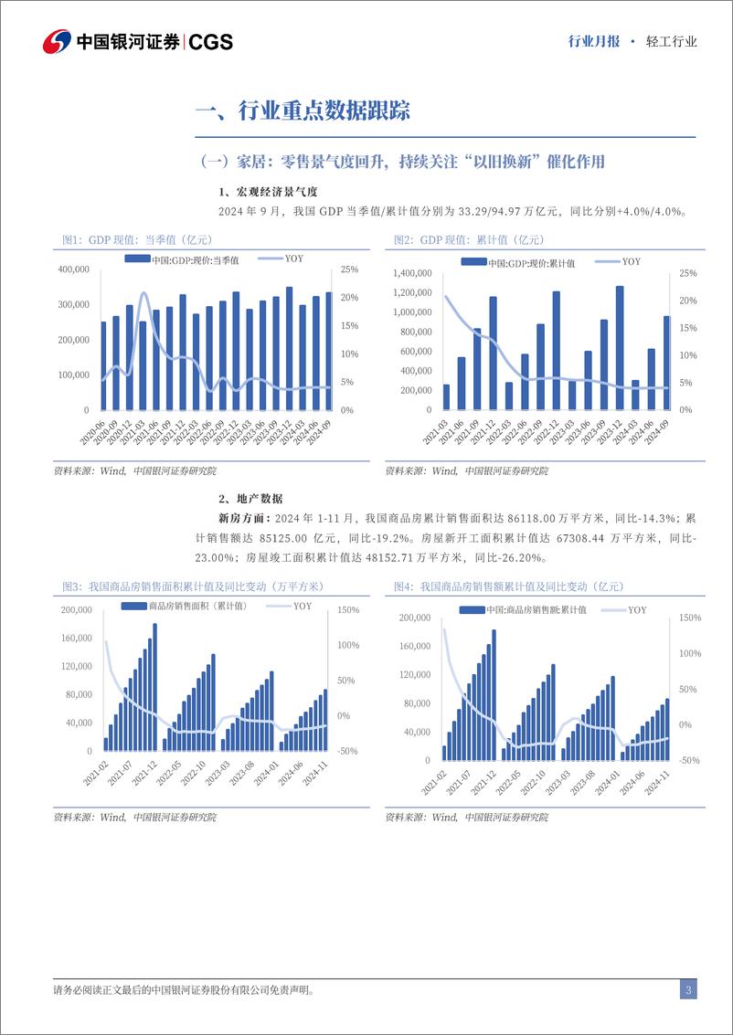 《轻工行业月报：持续关注新一轮国补对需求的催化作用-250115-银河证券-18页》 - 第3页预览图