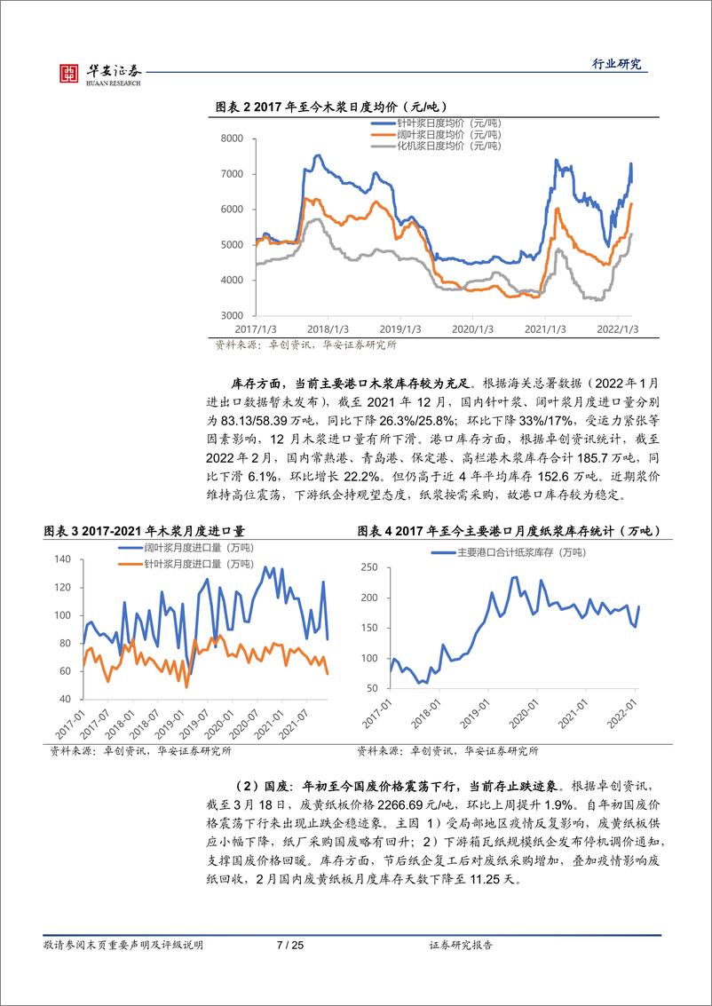 《轻工制造行业点评：估值与成长趋势短期错配带来良好配置机遇-20220321-华安证券-25页》 - 第8页预览图