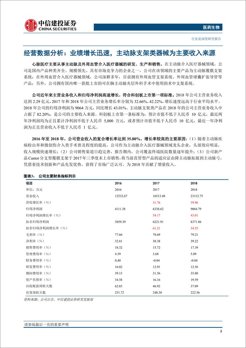 《医药生物行业：心脉医疗，主动脉血管介入龙头企业-20190415-中信建投-14页》 - 第5页预览图