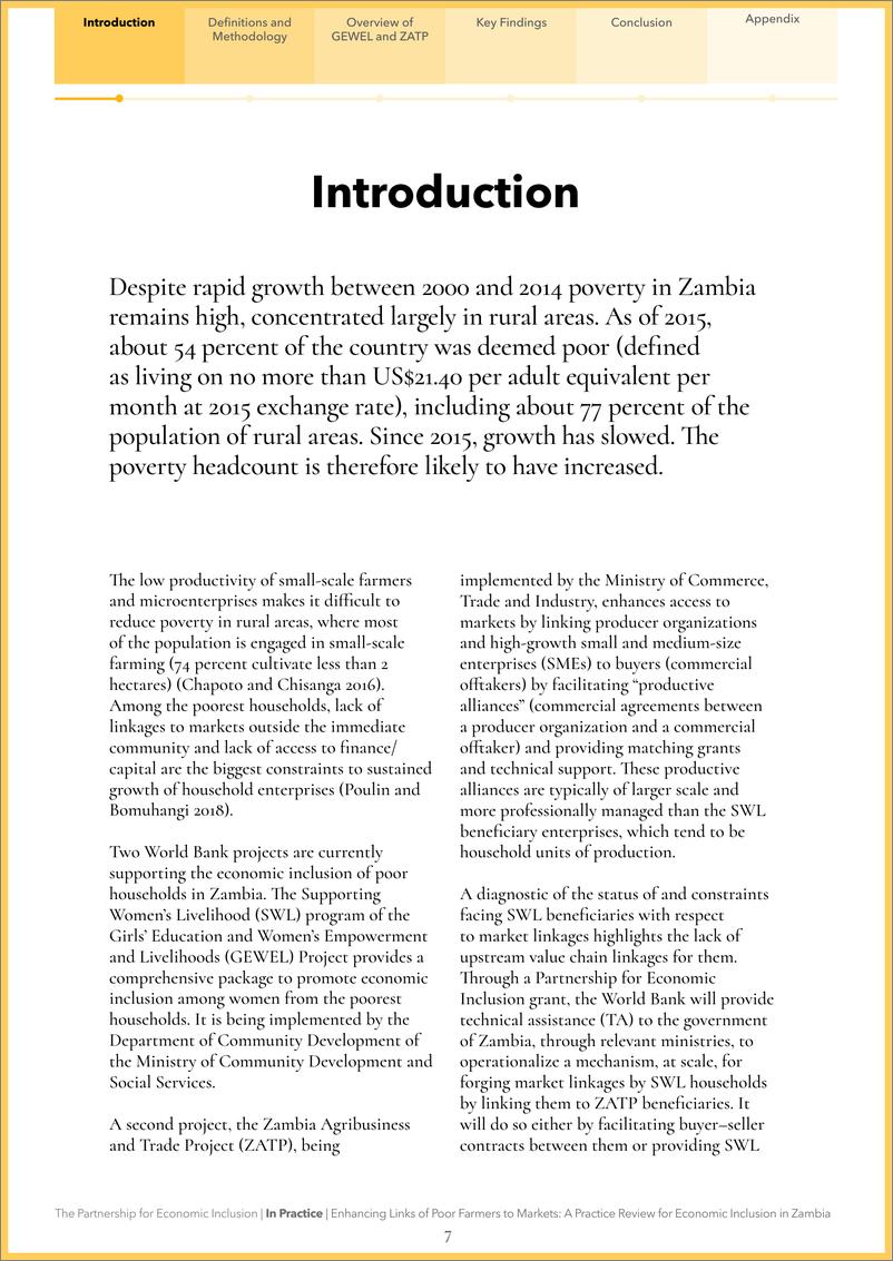 《世界银行-加强贫困农民与市场的联系：赞比亚经济包容性实践回顾（英）-2022.9-50页》 - 第8页预览图