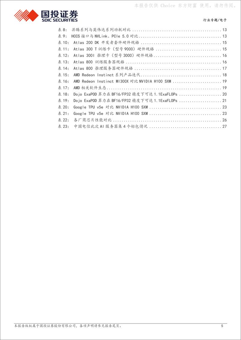 《电子行业专题：AI浪潮势不可挡，昇腾发力铸造国产算力基石》 - 第5页预览图