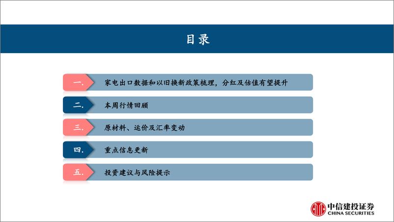 《家电行业分红和基本面视角(2024年4.8-4.12周观点)：家电板块估值能继续提升吗？-240414-中信建投-24页》 - 第3页预览图