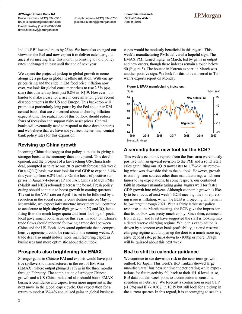 《J.P. 摩根-全球-宏观策略-全球宏观数据观察-2019.4.9-84页》 - 第3页预览图