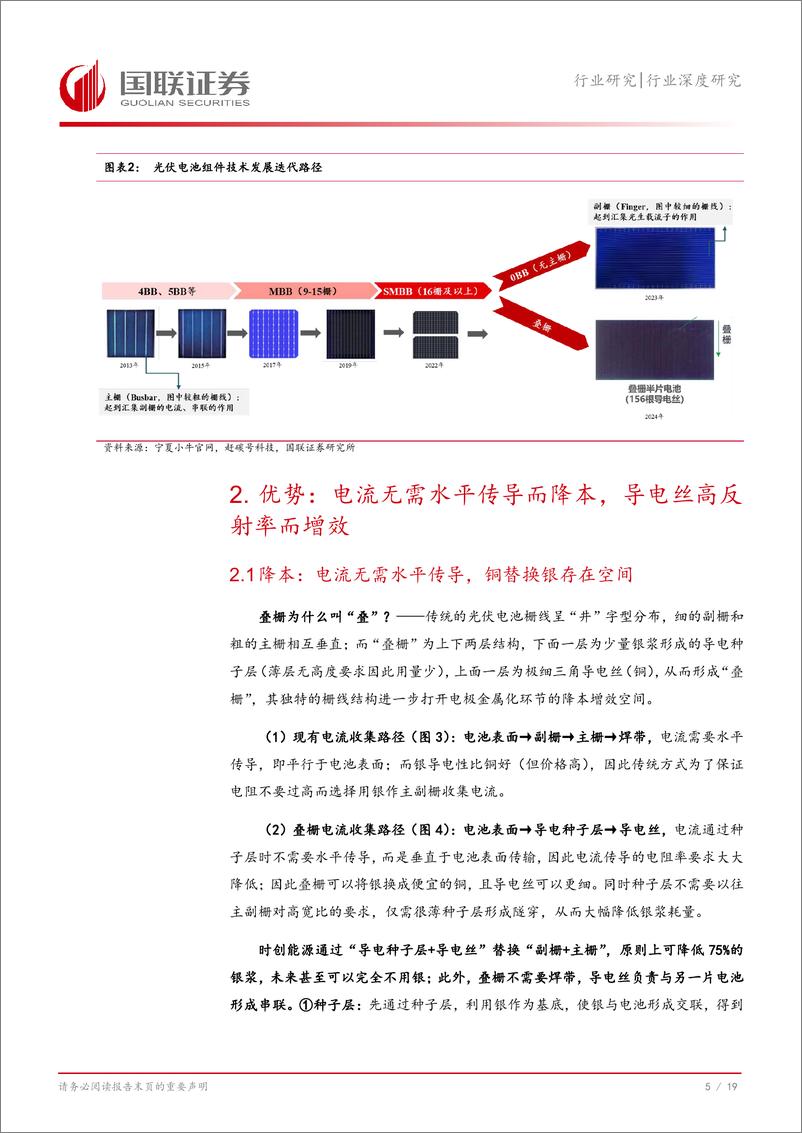 《光伏设备行业深度研究：叠栅，SMBB、0BB下一代降银增效技术解析-241116-国联证券-20页》 - 第6页预览图