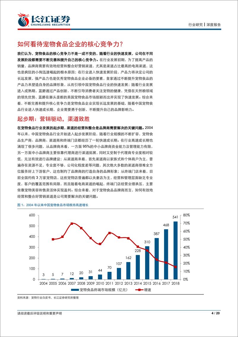 《宠物食品行业深度报告之七：如何看待宠物食品企业的核心竞争力？-20190218-长江证券-20页》 - 第5页预览图