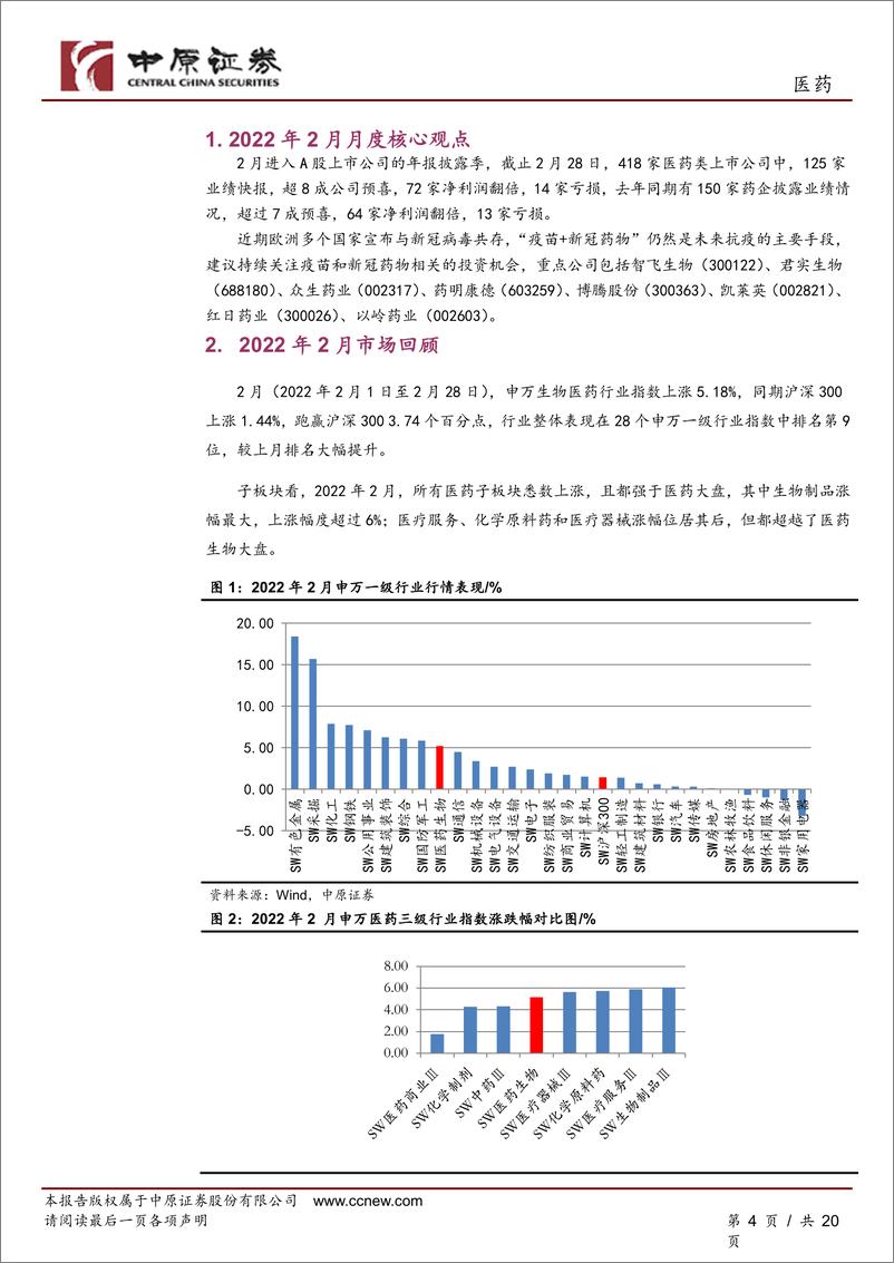 《医药行业月报：建议继续关注新冠病毒防治条线-20220318-中原证券-20页》 - 第5页预览图