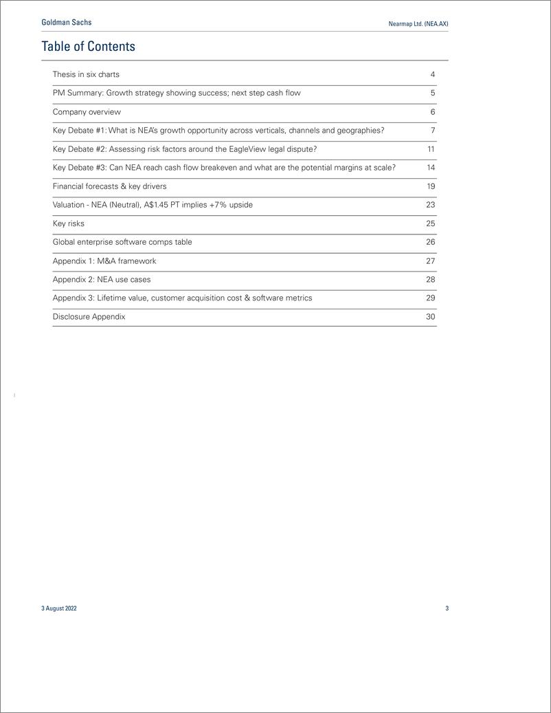 《Nearmap Ltd. (NEA.AX Investing to capture a global opportunity; Initiate at Neutral(1)》 - 第4页预览图