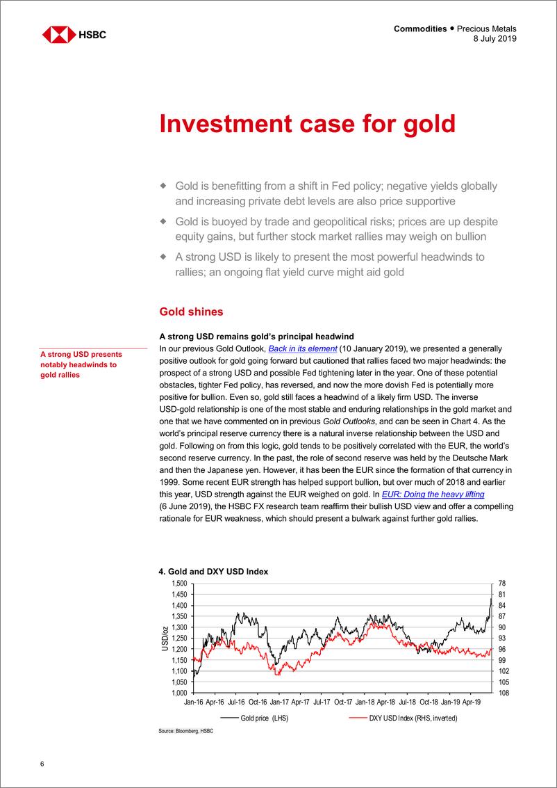 《汇丰银行-全球-贵金属行业-黄金展望：暴风雨之后的阳光才更灿烂-2019.7.8-33页》 - 第7页预览图