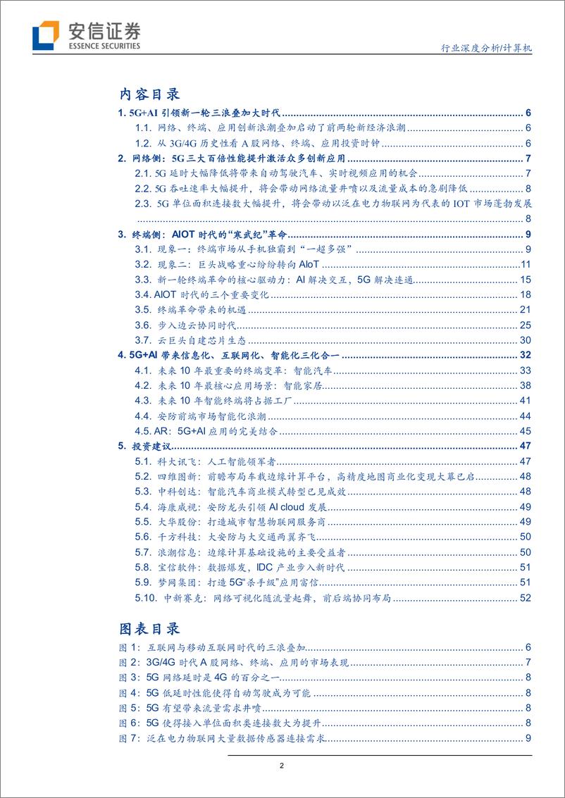 《计算机行业5G+人工智能：鸿蒙初辟，智联万物-20190730-安信证券-54页》 - 第3页预览图
