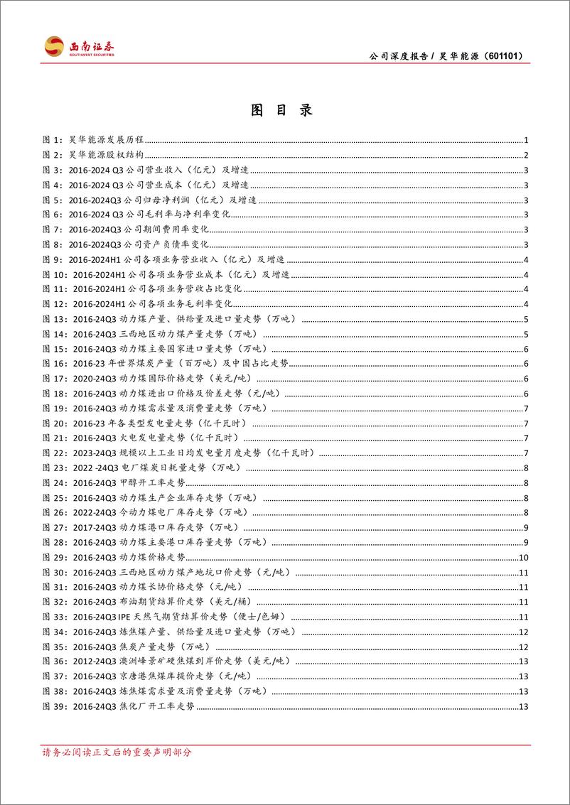 《昊华能源(601101)动力煤产能扩张，煤化运协同发展-241126-西南证券-40页》 - 第4页预览图