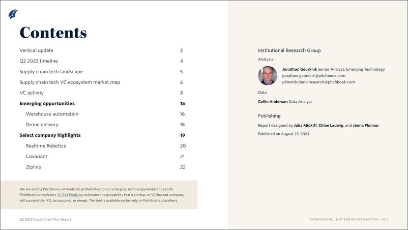 《PitchBook-2023年二季度供应链技术报告（英）-2023.8-11页》 - 第3页预览图