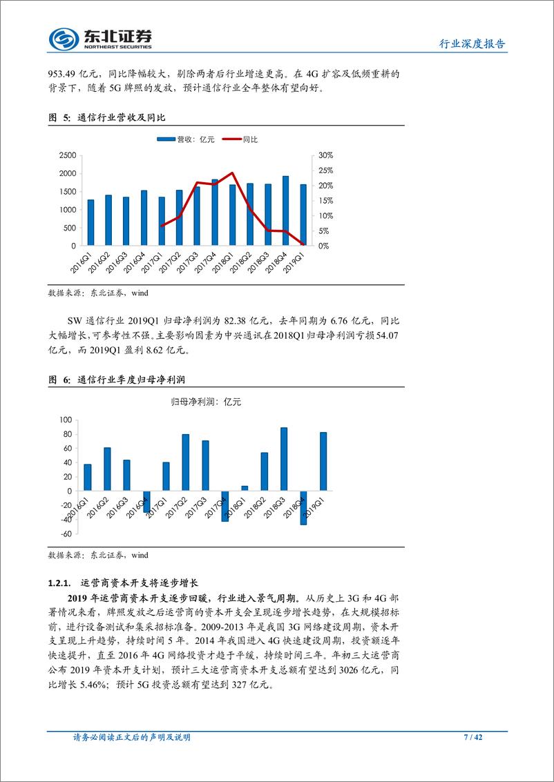 《通信行业深度报告：5G产业链加速推进，下游应用场景逐步落地-20190702-东北证券-42页》 - 第8页预览图