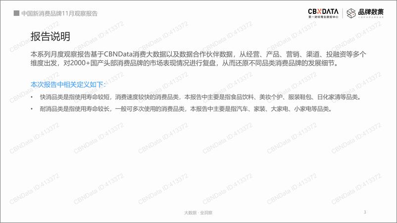 《中国新消费品牌11月观察报告-CBNDatax品牌数集-23页》 - 第4页预览图