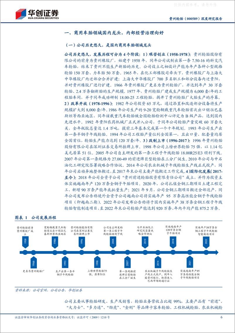 《华创证券-贵州轮胎(000589)深度研究报告：深耕商用轮胎市场，质地优化登更大舞台-230507》 - 第6页预览图