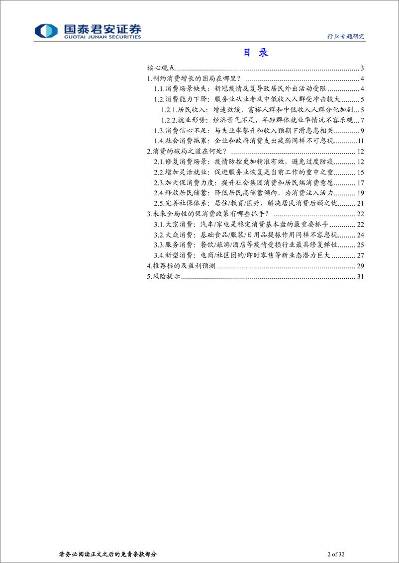 《食品饮料行业消费大组专题报告：2022H2投资展望，消费破局之道-20220802-国泰君安-32页》 - 第3页预览图