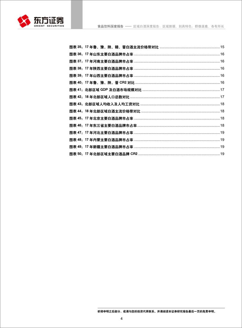 《食品饮料行业区域白酒深度报告：区域割据，别具特色；群雄逐鹿，各有所长-20190612-东方证券-22页》 - 第5页预览图