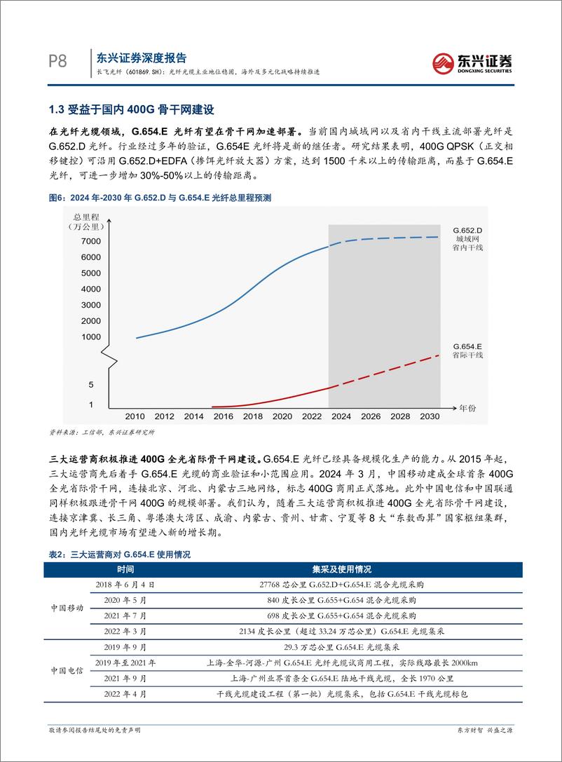 《长飞光纤(601869)光纤光缆主业地位稳固，海外及多元化战略持续推进-241015-东兴证券-17页》 - 第8页预览图