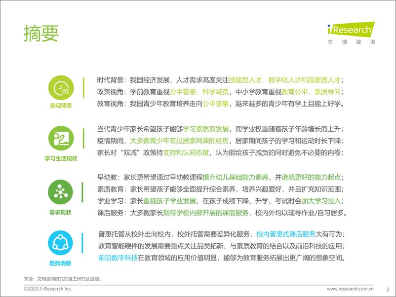 《艾瑞咨询：中国教育行业市场需求洞察报告——青少年儿童篇》 - 第3页预览图