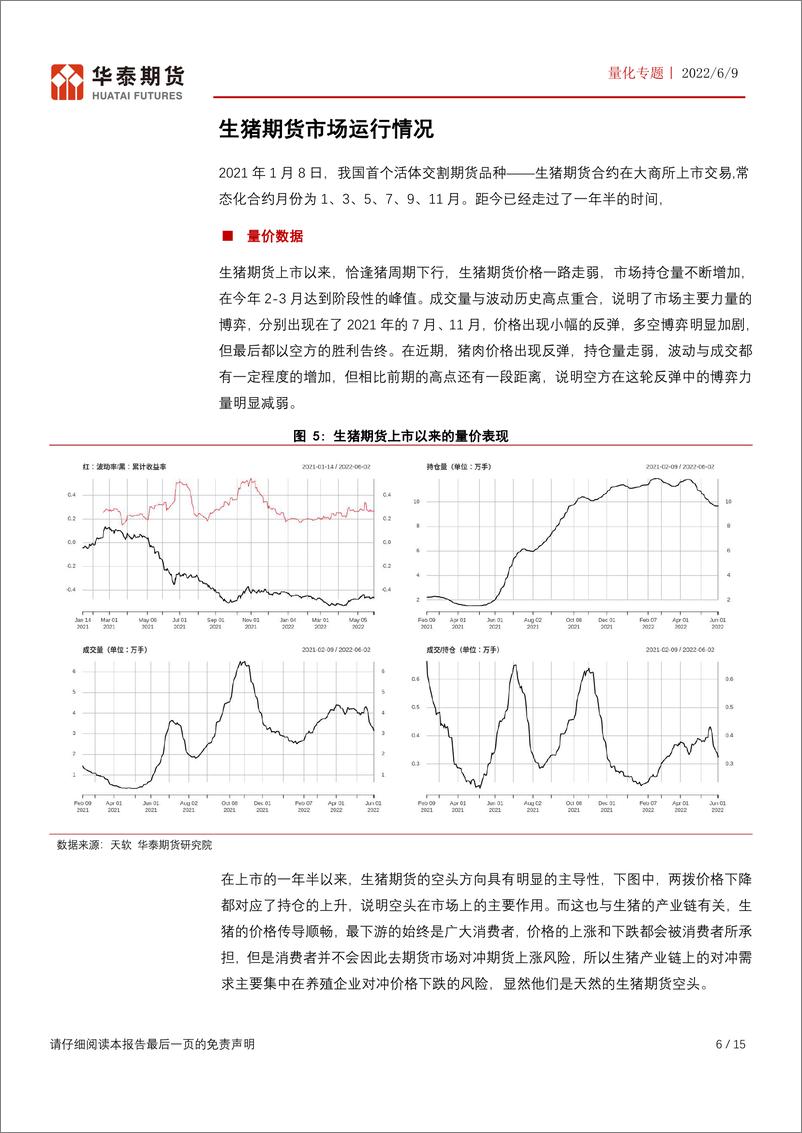 《量化专题：生猪期货市场侧写-20220609-华泰期货-15页》 - 第7页预览图