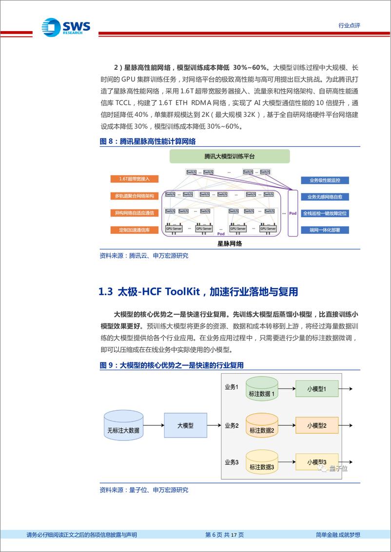 《传媒行业AIGC系列之十一腾讯大模型高效训练与快速应用的典范-23040317页》 - 第6页预览图