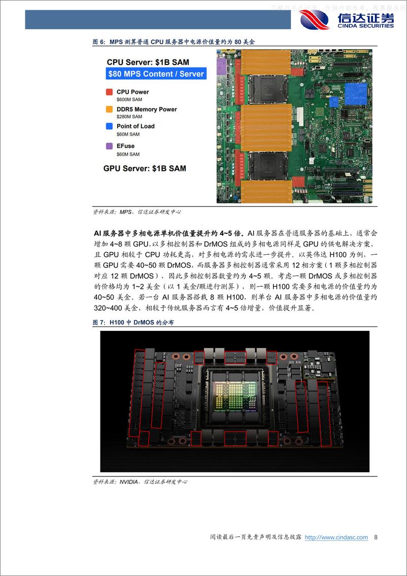 《信达证券-半导体行业：AI服务器加速渗透，多相电源量价齐升-230629》 - 第8页预览图