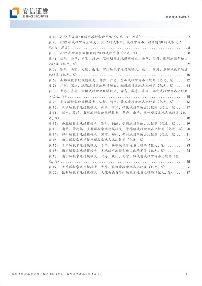 《城投地图系列（4）：2022年城投拿地全景-20230210-安信证券-30页》 - 第4页预览图