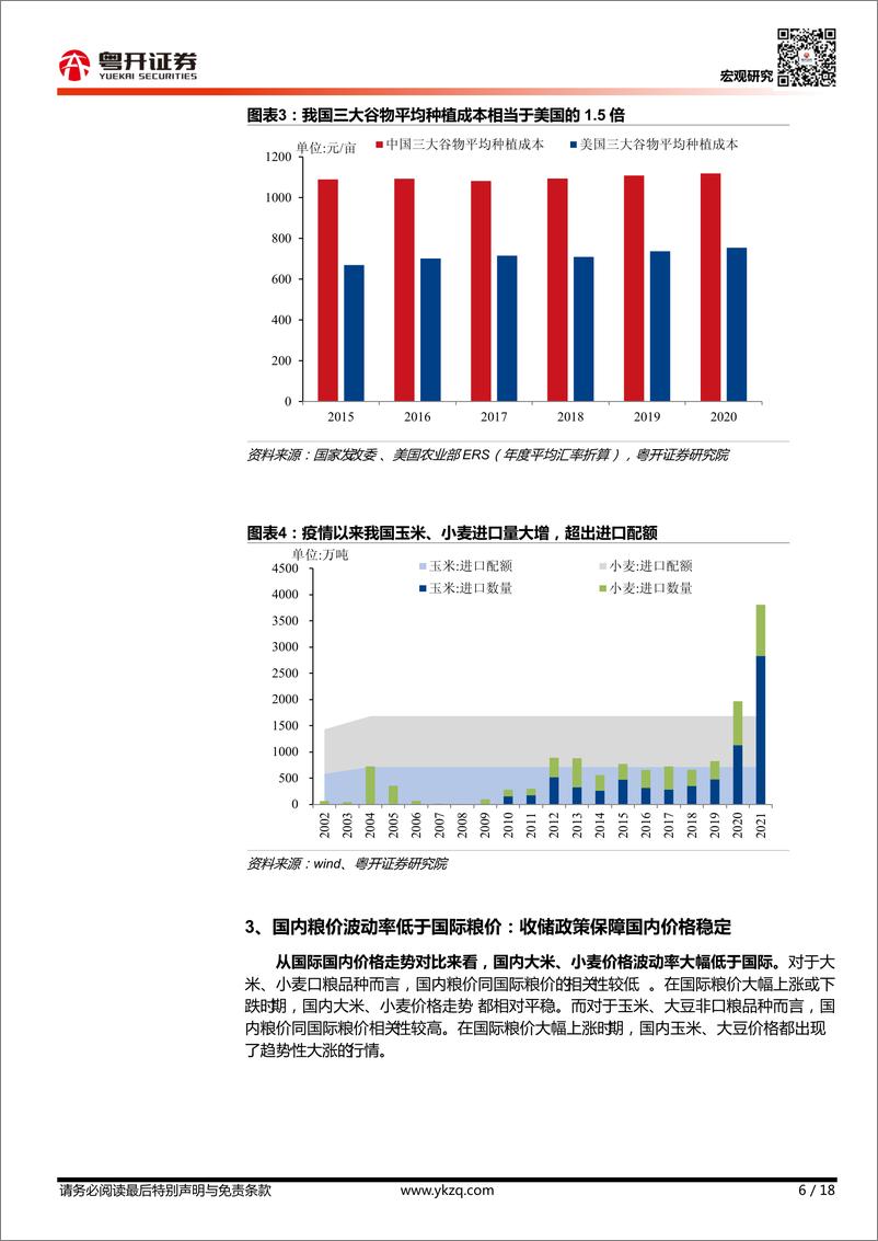 《【粤开宏观】全球粮食危机对中国粮价和通胀的影响-20220619-粤开证券-18页》 - 第7页预览图