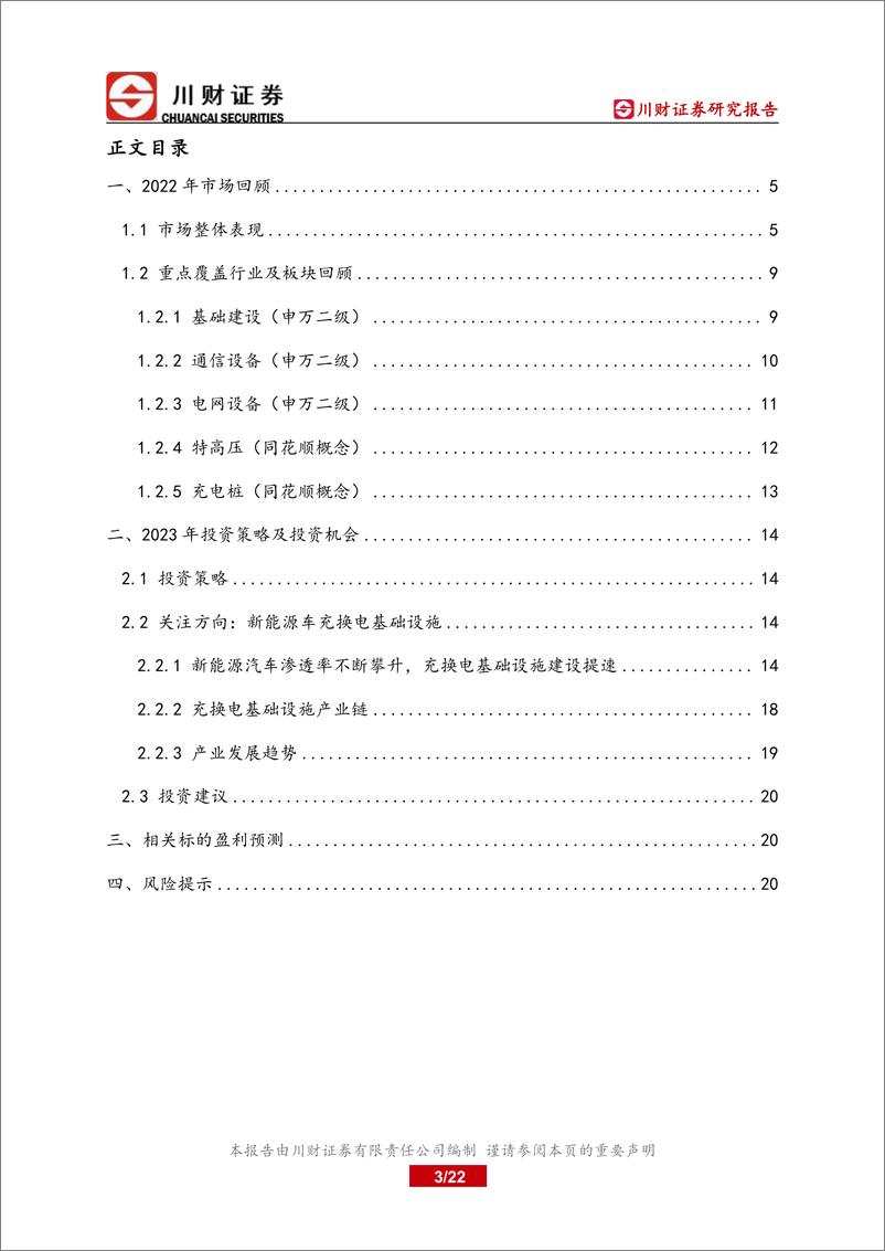 《基建行业2023年度策略：政策面与基本面共振，看好充换电基础设施三大趋势-20221127-川财证券-22页》 - 第4页预览图