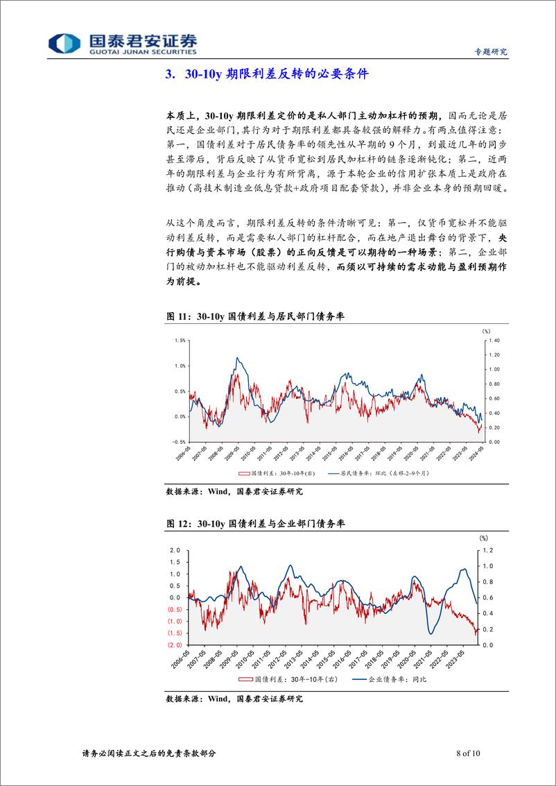 《“去杠杆”终局推演系列一：30-10y国债利差反转的必要条件-240513-国泰君安-10页》 - 第8页预览图