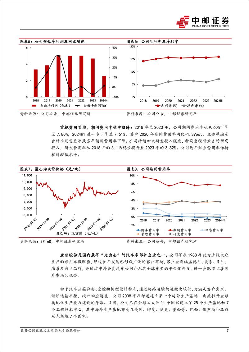 《亚普股份(603013)汽车零部件出海先行者，持续高分红兼具成长潜力-240925-中邮证券-20页》 - 第7页预览图