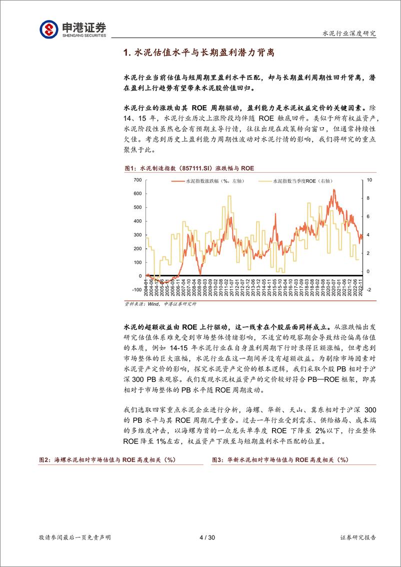 《水泥行业深度：供给格局再平衡，价值回归之帆已扬-20230213-申港证券-30页》 - 第5页预览图