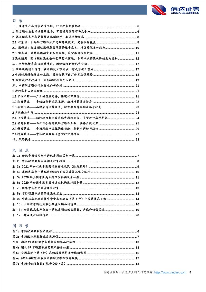 《中药配方颗粒行业专题：放开生产与销售限制，量价齐升具备数倍扩容潜力-20220418-信达证券-30页》 - 第5页预览图