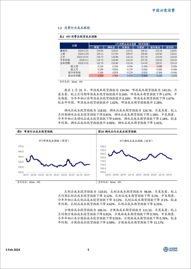 《消费行业2月投资策略：股息率是目前重要估值方法-20240205-海通国际-48页》 - 第5页预览图