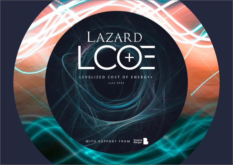 《Lazard：平准化能源成本＋（2024版）》 - 第1页预览图