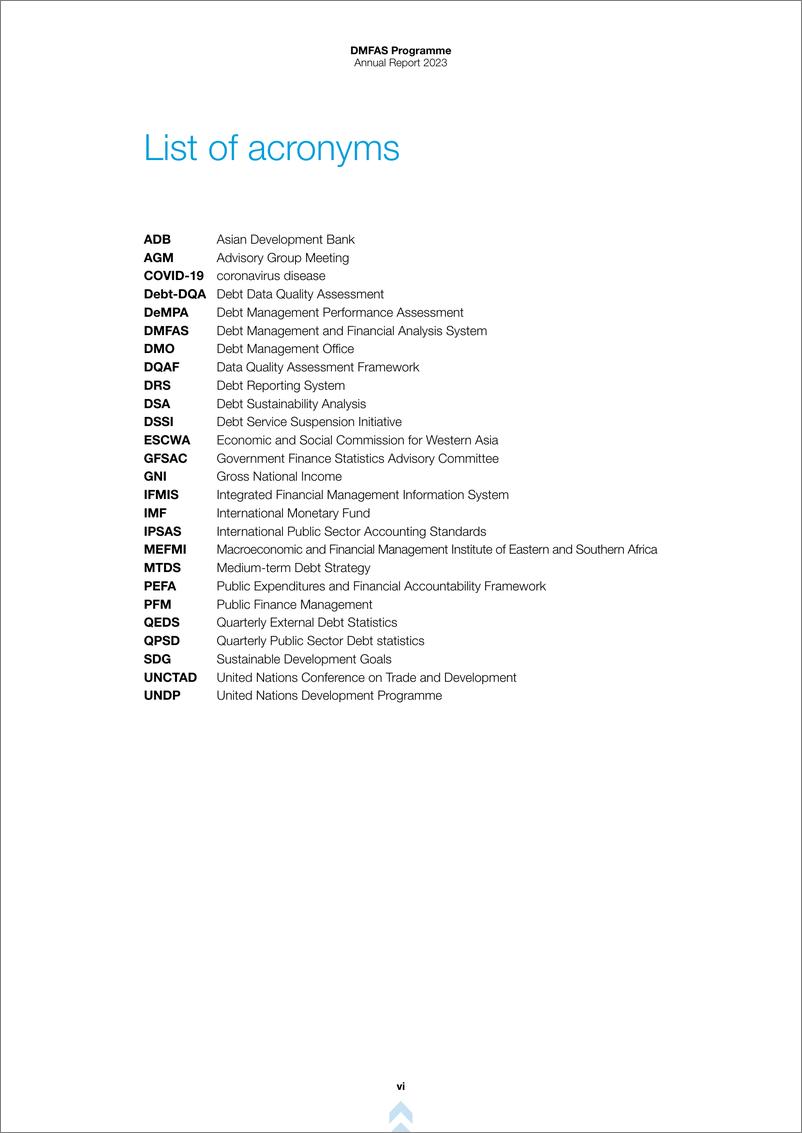 《UNCTAD联合国贸易和发展会议：债务管理和财务分析系统方案：2023年年度报告（英文版）》 - 第6页预览图